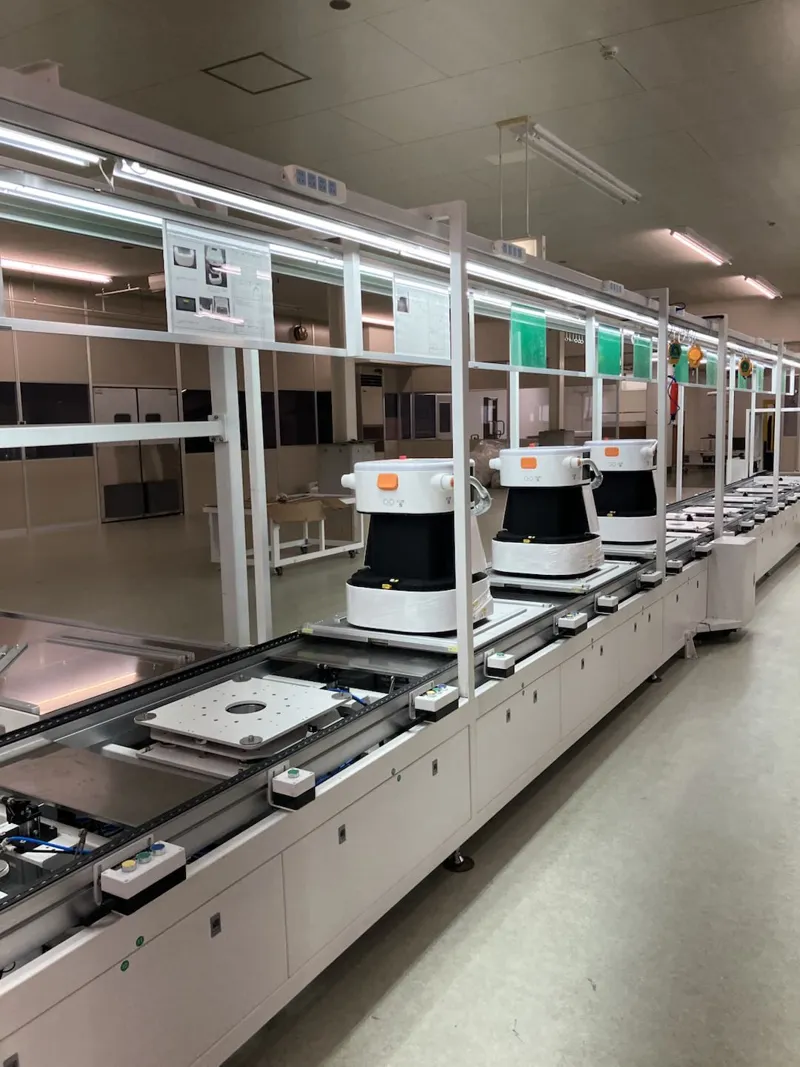 花泉工場の生産ライン