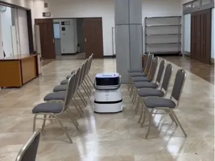 葬儀会館での実証実験の動画サムネイル